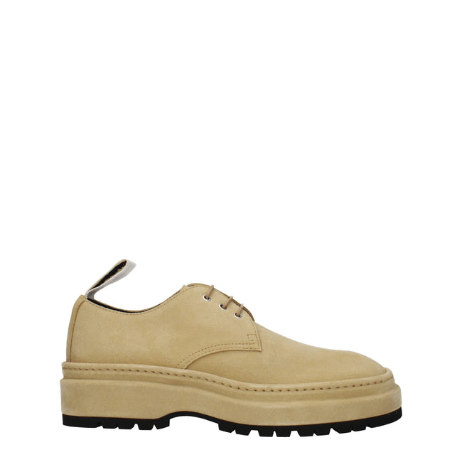 Jacquemus Beige Leather Oxfords And Derbies Jacquemus