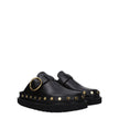 Isabel Marant Black Leather Slippers Sandals Isabel Marant