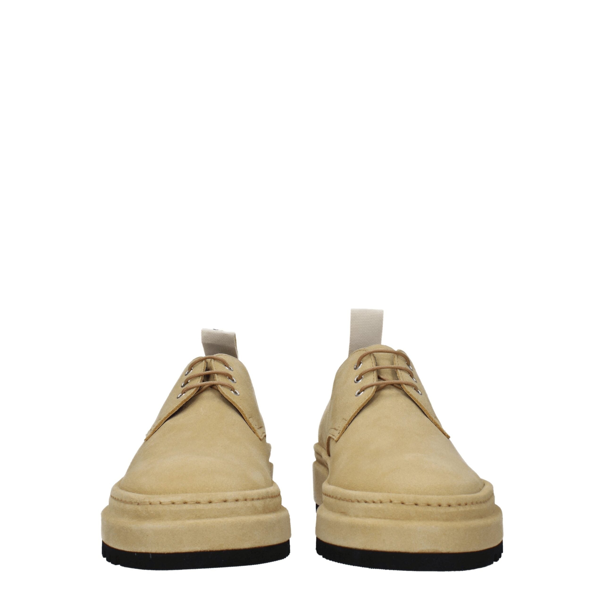 Jacquemus Beige Leather Oxfords And Derbies Jacquemus
