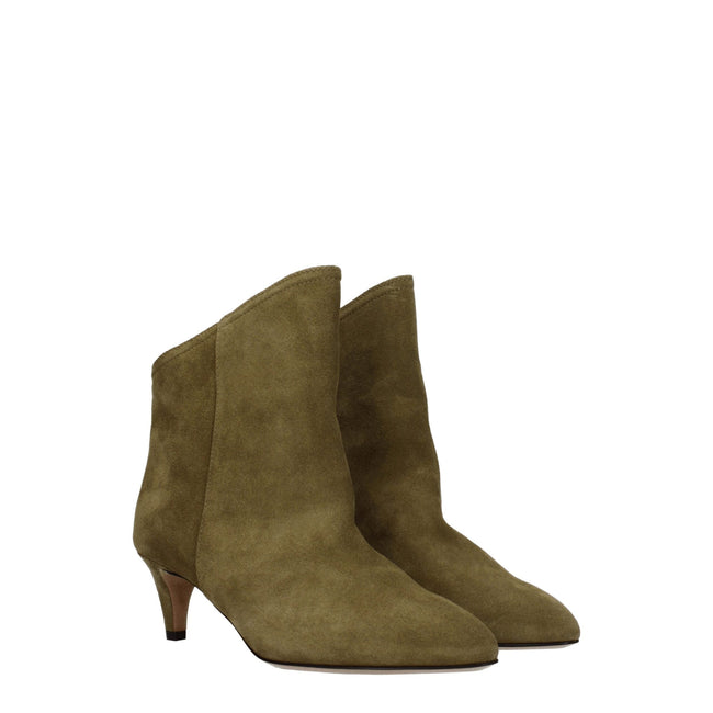 Isabel Marant Gray Leather Ankle Boots Isabel Marant