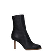 Jacquemus Black Leather Ankle Boots Jacquemus