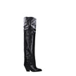 Isabel Marant Black Leather Over The Knee Isabel Marant