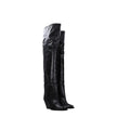 Isabel Marant Black Leather Over The Knee Isabel Marant