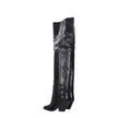 Isabel Marant Black Leather Over The Knee Isabel Marant
