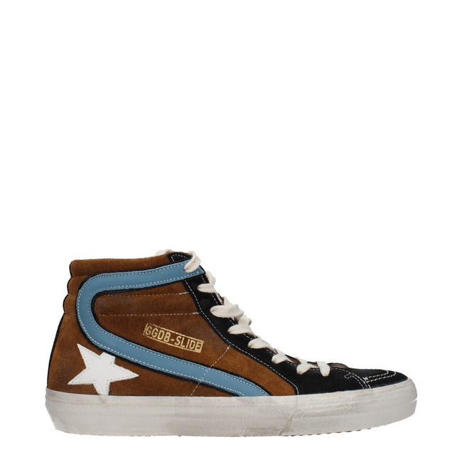 Golden Goose Brown Leather High Tops Golden Goose