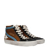 Golden Goose Brown Leather High Tops Golden Goose