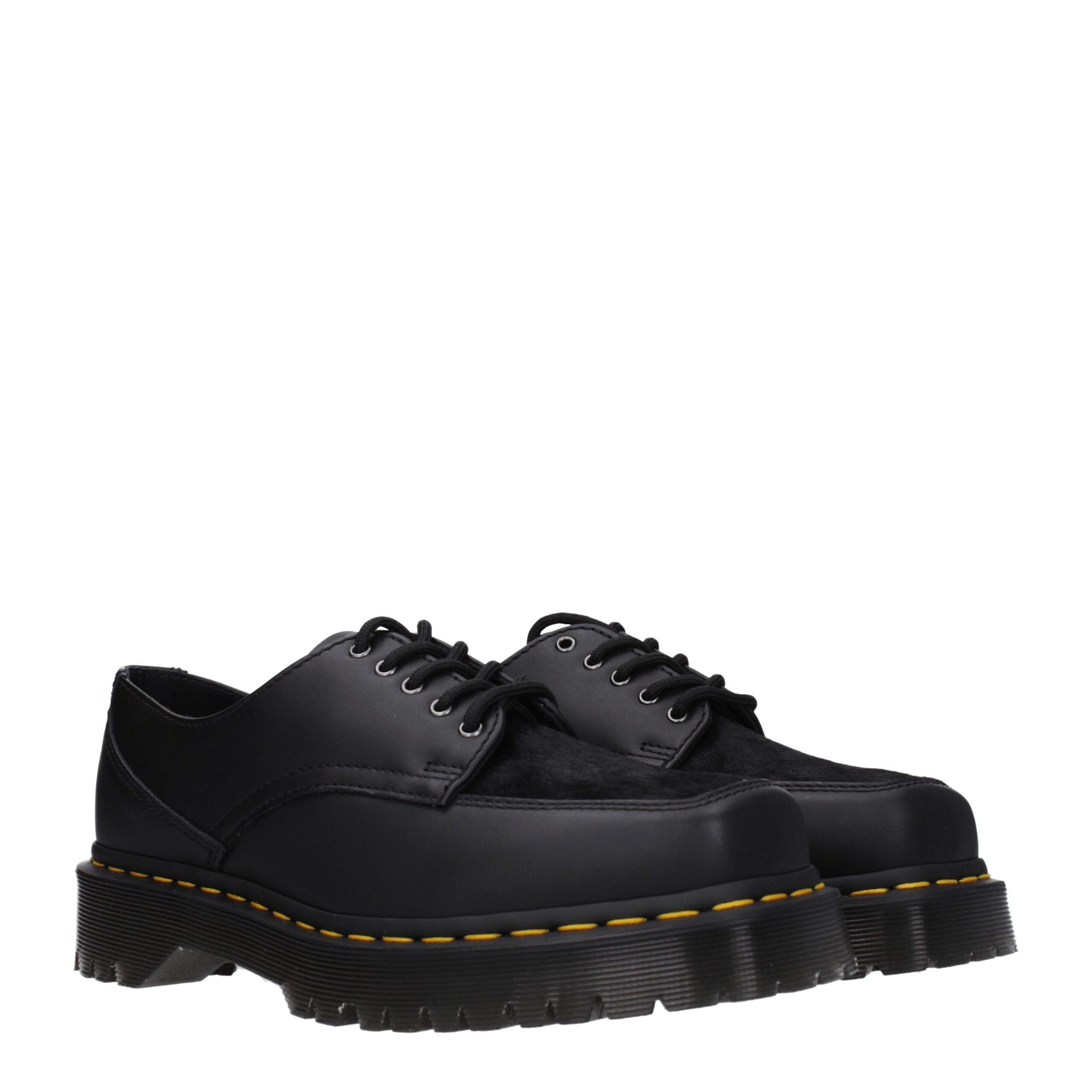 Dr. Martens Black Leather Oxfords And Derbies Dr. Martens