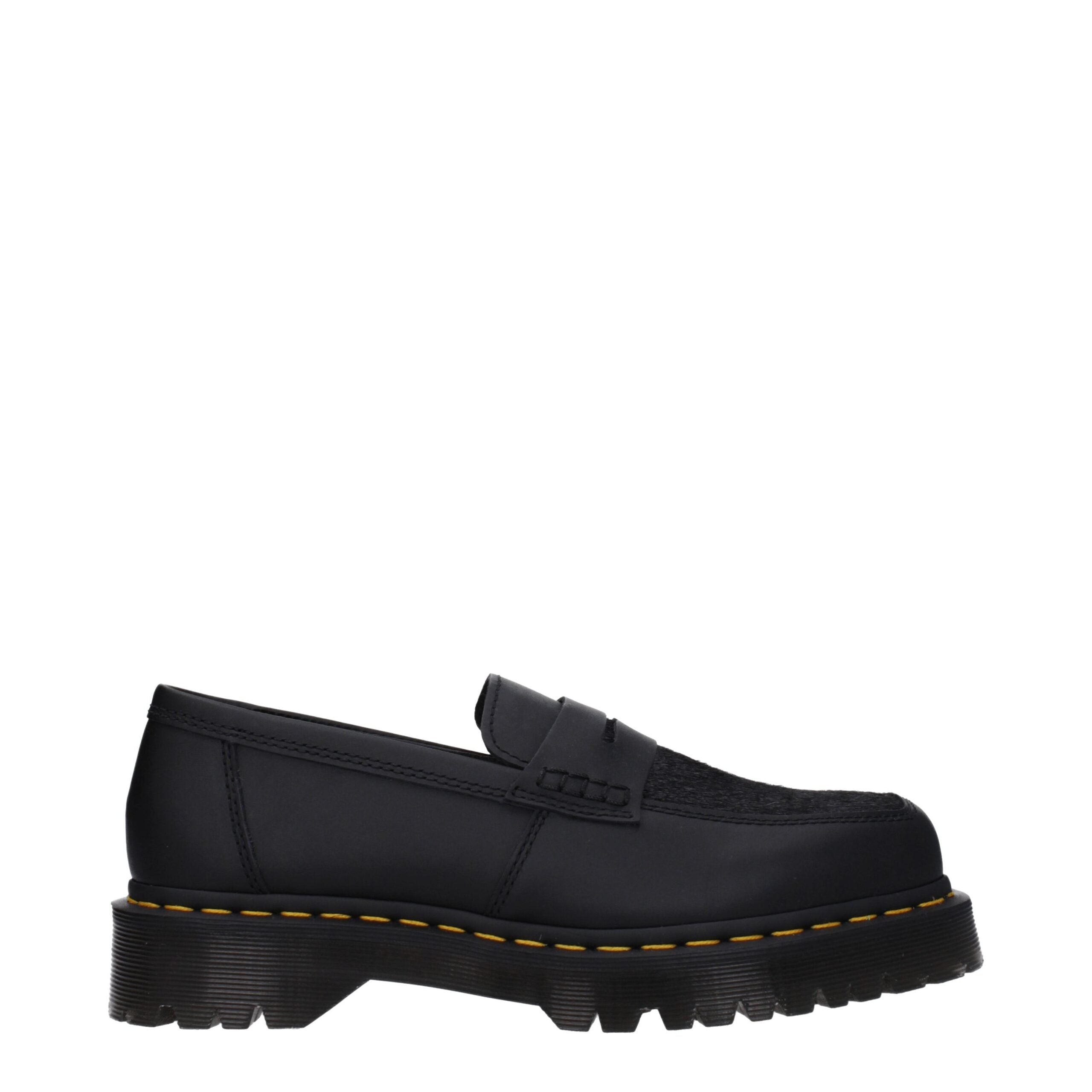Dr. Martens Black Leather Slip-On Loafers Dr. Martens