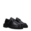 Max Mara Black Leather Oxfords And Derbies Max Mara