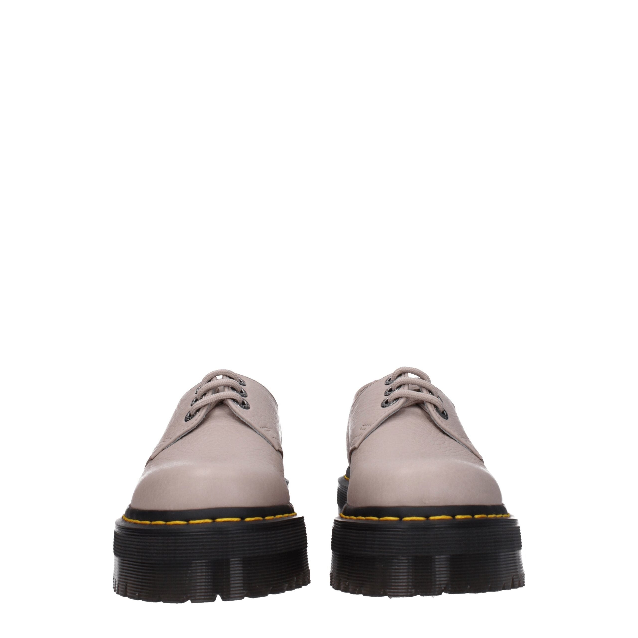 Dr. Martens Gray Leather Oxfords And Derbies Dr. Martens
