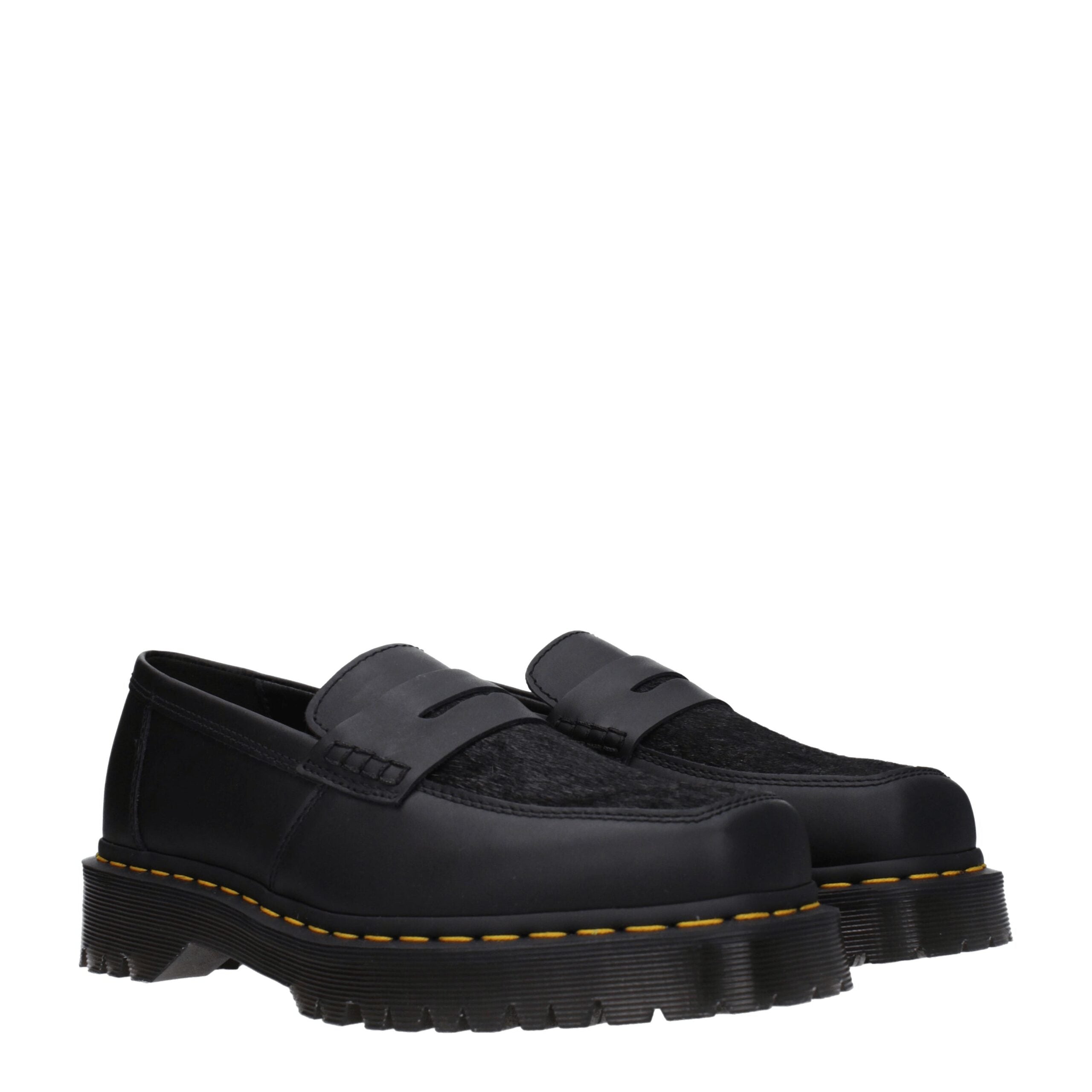 Dr. Martens Black Leather Slip-On Loafers Dr. Martens