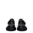 Max Mara Black Leather Oxfords And Derbies Max Mara