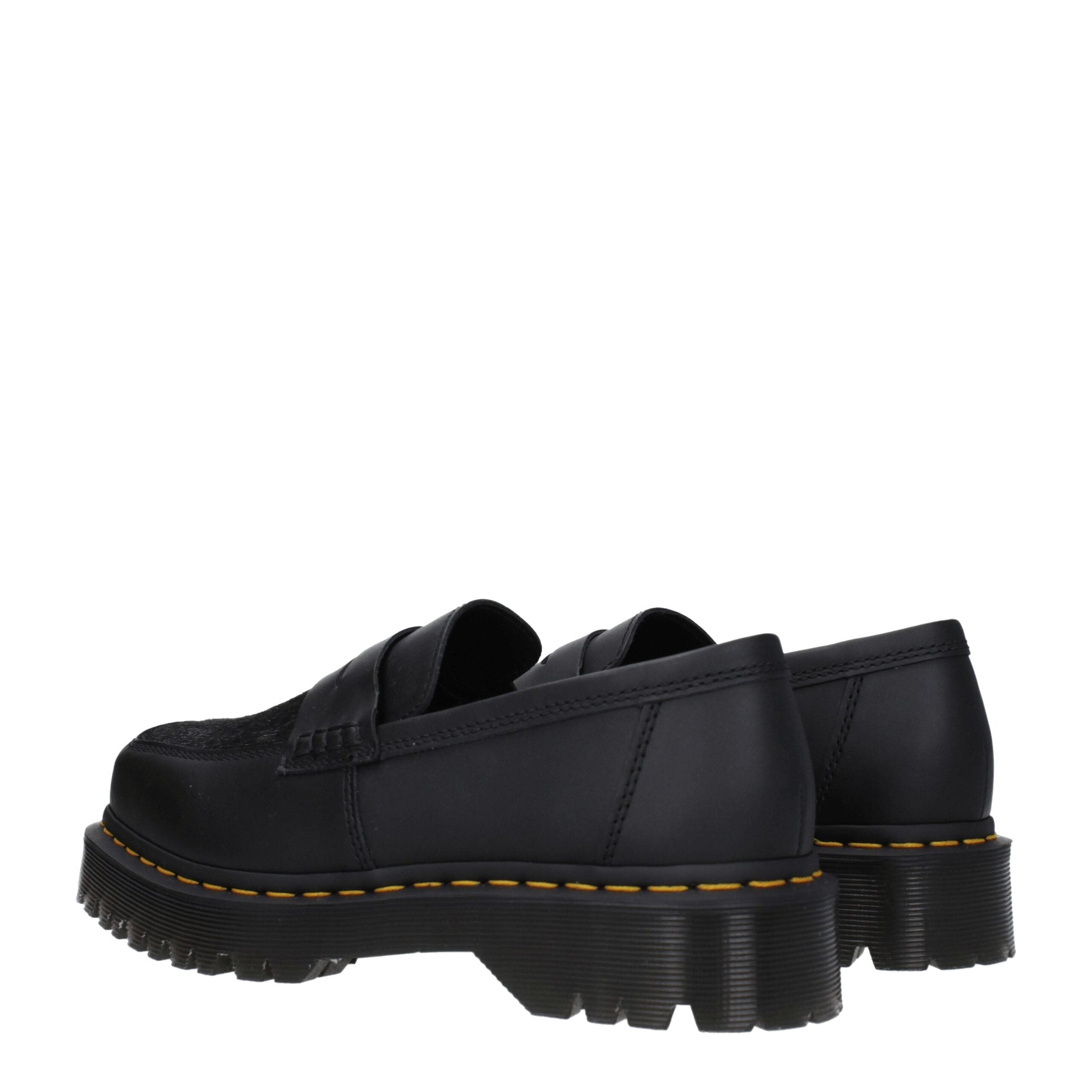 Dr. Martens Black Leather Slip-On Loafers Dr. Martens