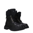 Versace Jeans Black Polyethylene Ankle Boots Versace Jeans