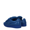 Lanvin Blue Leather Low Tops Lanvin