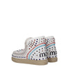 Mou White Leather Ankle Boots Mou