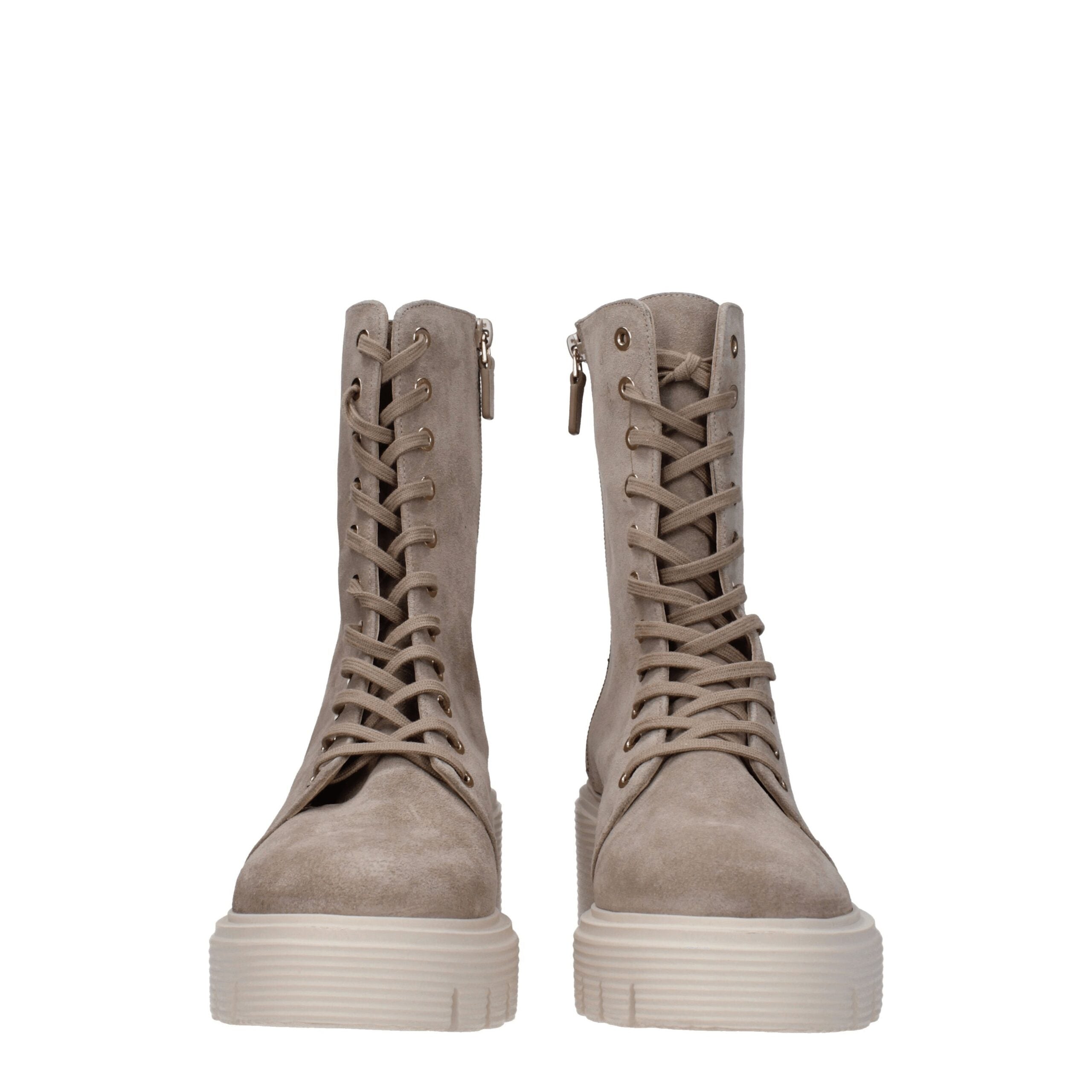 Stuart Weitzman Beige Leather Ankle Boots Stuart Weitzman