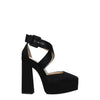 Jimmy Choo Black Satin Platforms Jimmy Choo