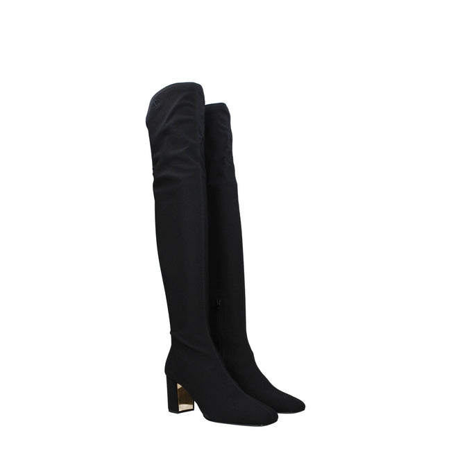 Valentino Garavani Black Fabric Over The Knee Valentino Garavani