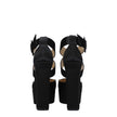 Jimmy Choo Black Satin Platforms Jimmy Choo