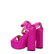 Jimmy Choo Pink Satin Platforms Jimmy Choo