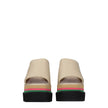 Stella McCartney Beige Leather Slippers Sandals Stella McCartney