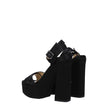 Jimmy Choo Black Satin Platforms Jimmy Choo