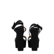 Jimmy Choo Black Satin Platforms Jimmy Choo