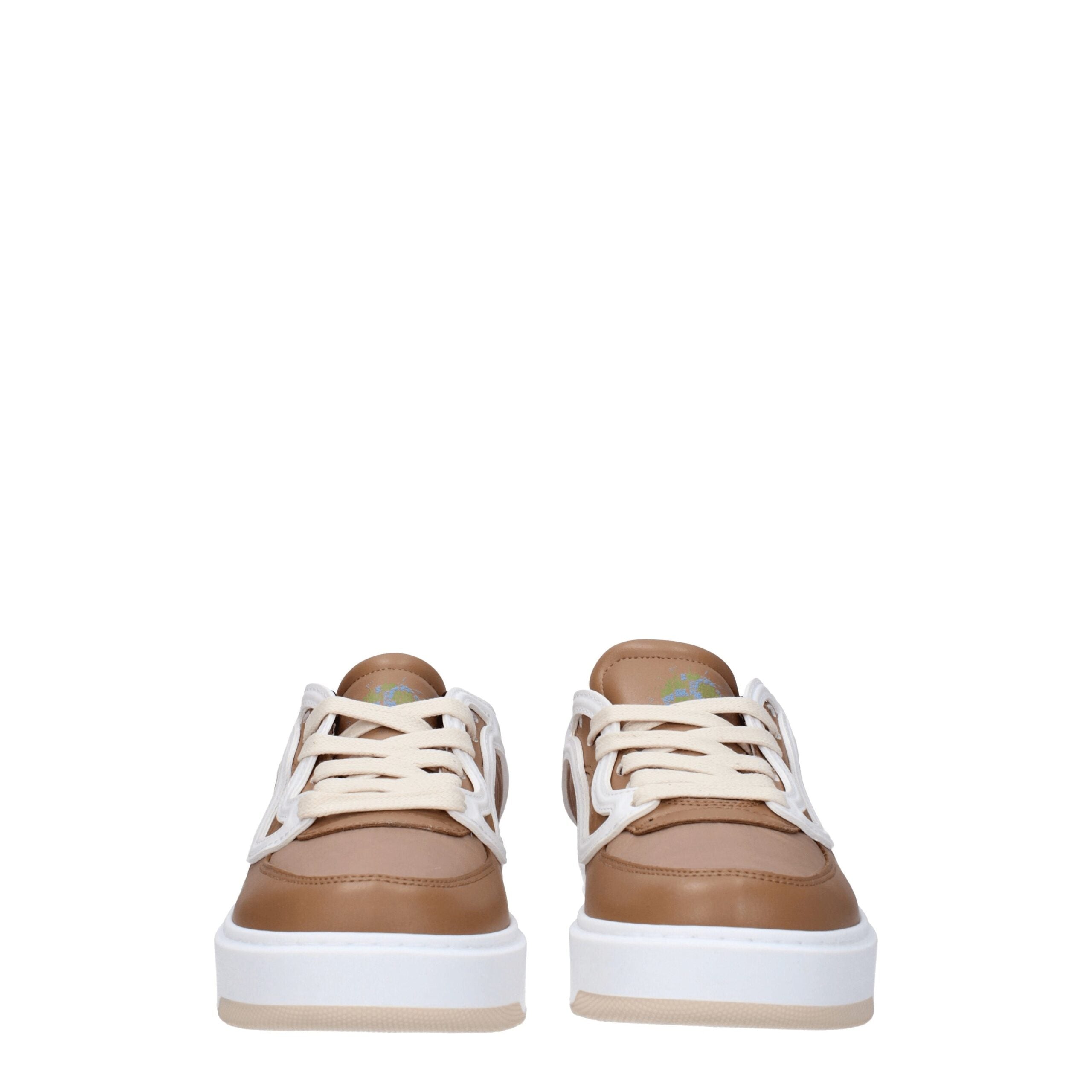 Stella McCartney Brown Fabric Chunky Sneakers Stella McCartney