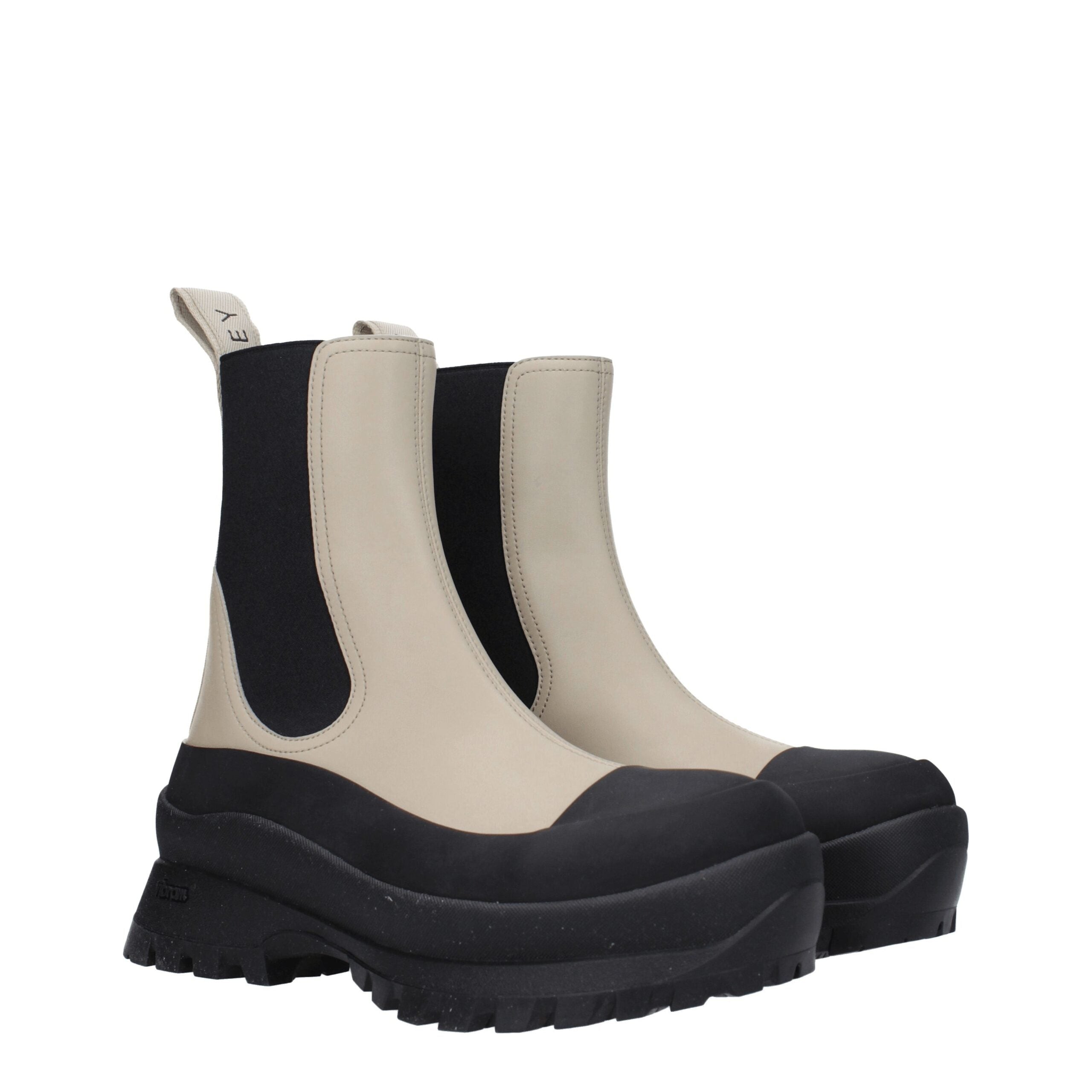 Stella McCartney Black Leather Ankle Boots Stella McCartney