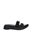 Givenchy Black Fabric Slippers Sandals Givenchy