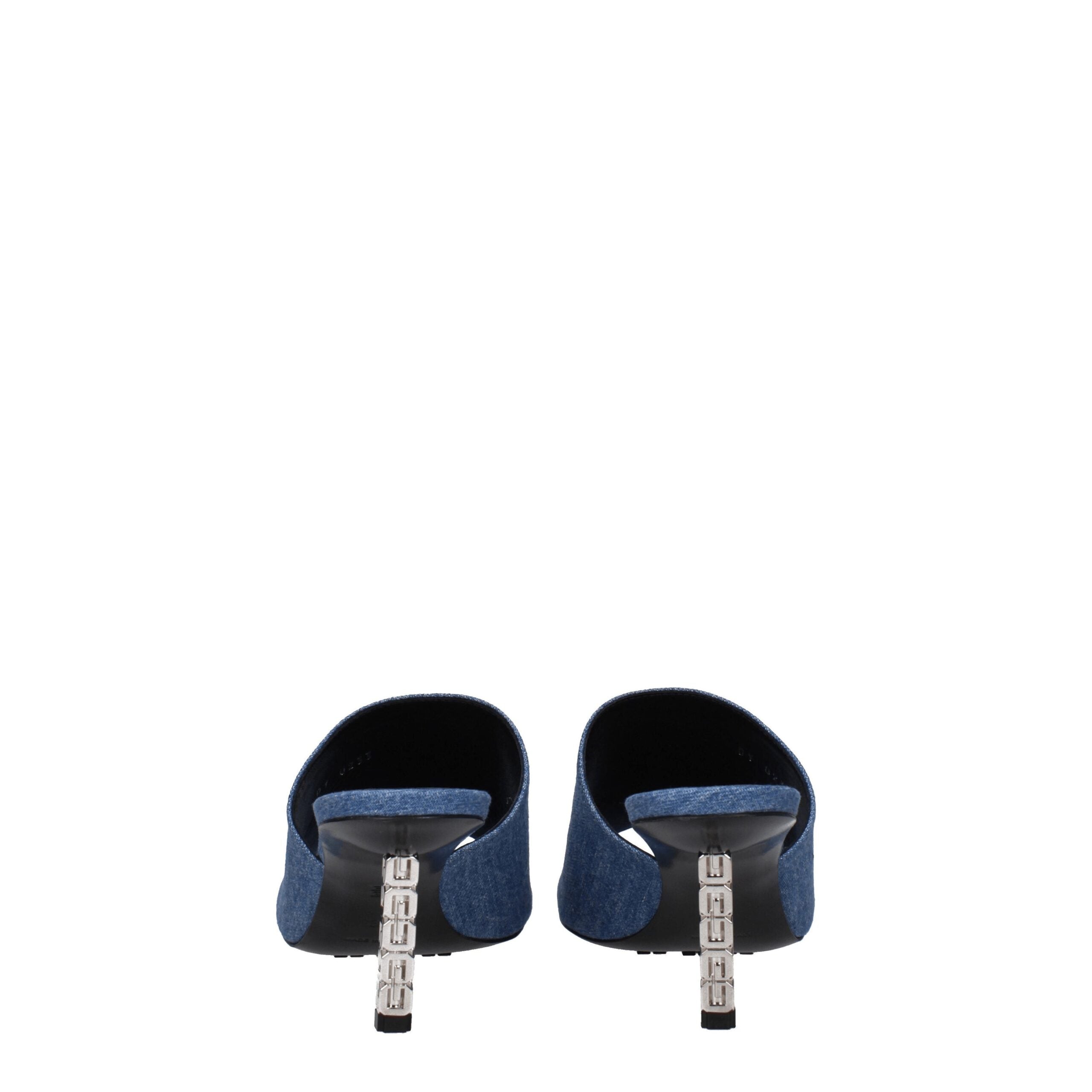Givenchy Blue Fabric Platforms Givenchy