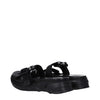 Givenchy Black Fabric Slippers Sandals Givenchy