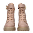 Balmain Beige Leather Ankle Boots Balmain
