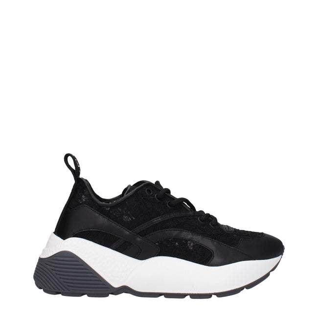 Stella McCartney Black Fabric Chunky Sneakers Stella McCartney