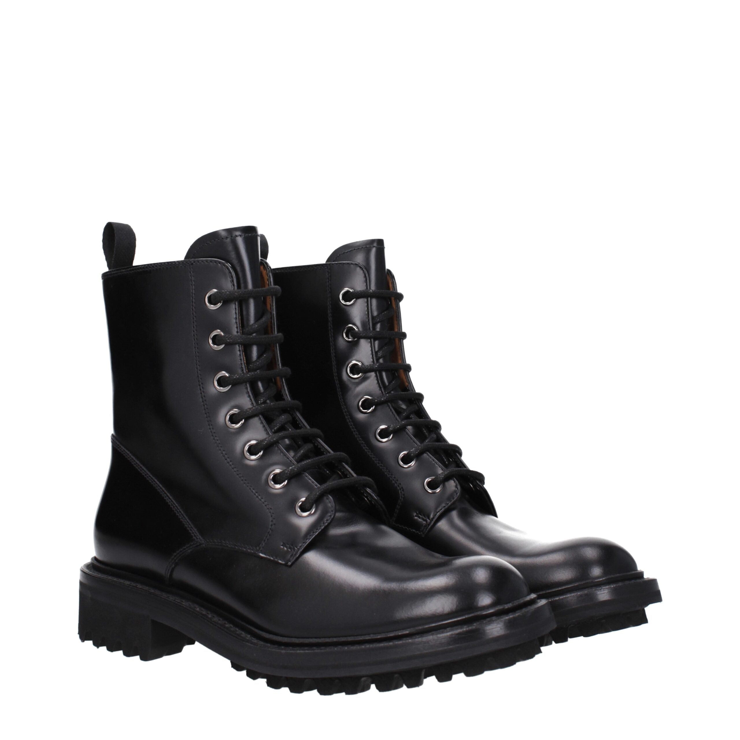 Church's Black Leather Ankle Boots Church's