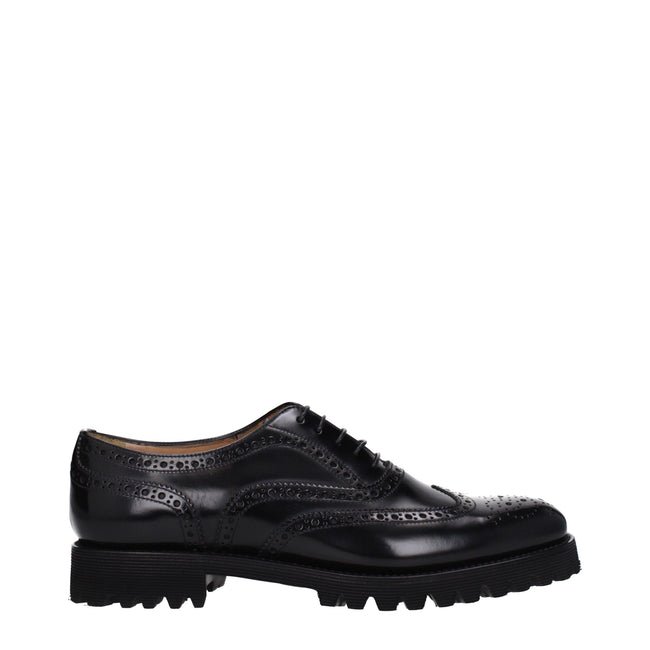 Church's Black Leather Oxfords And Derbies Church's