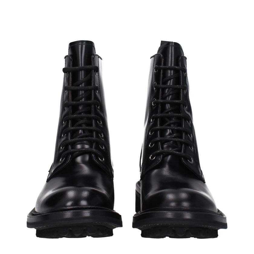 Church's Black Leather Ankle Boots