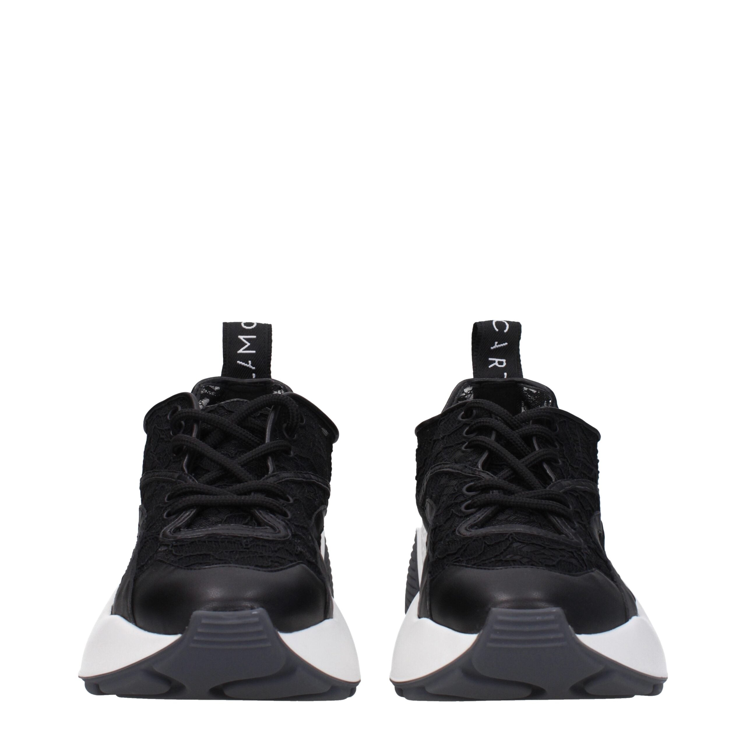 Stella McCartney Black Fabric Chunky Sneakers Stella McCartney