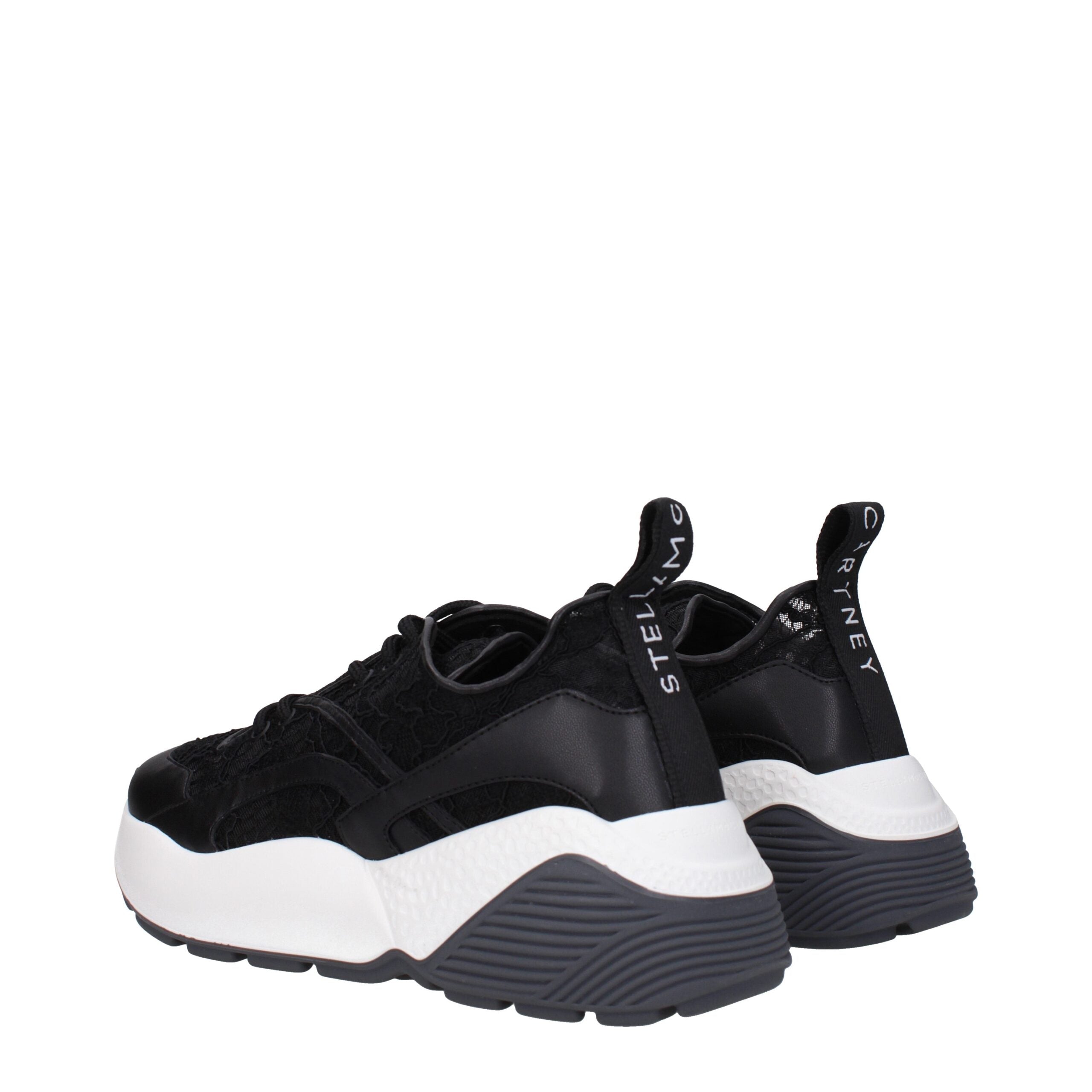 Stella McCartney Black Fabric Chunky Sneakers Stella McCartney