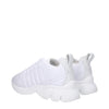 Burberry White Leather Sneakers Burberry