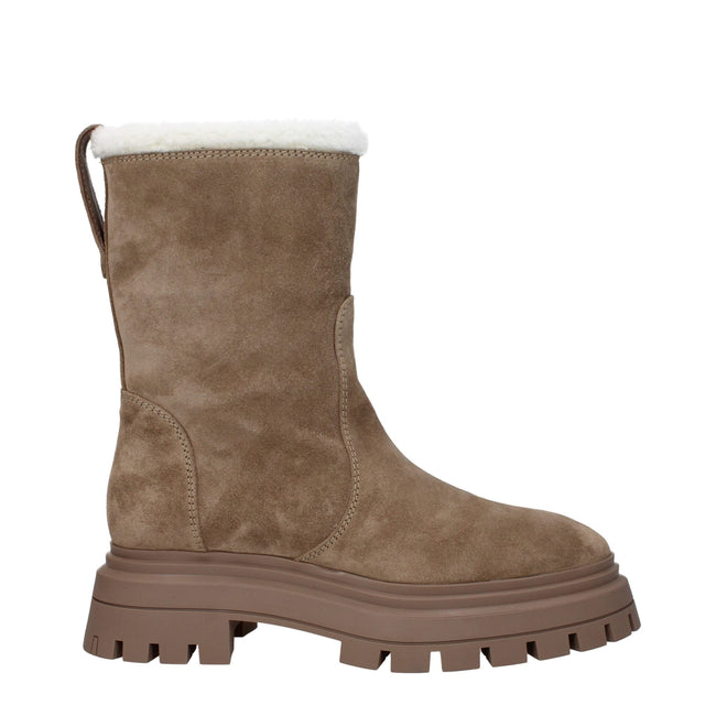 Stuart Weitzman Beige Leather Ankle Boots Stuart Weitzman