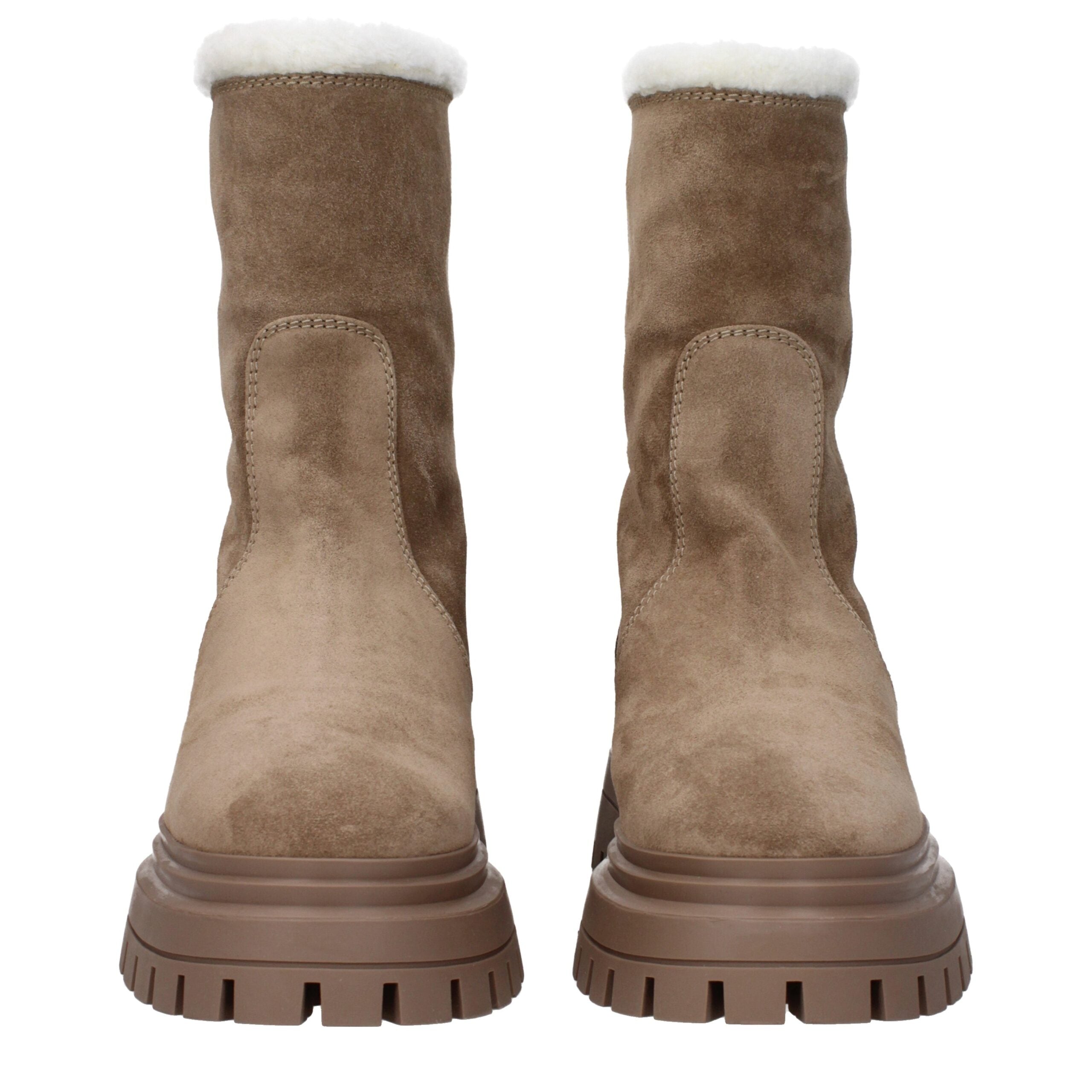 Stuart Weitzman Beige Leather Ankle Boots Stuart Weitzman