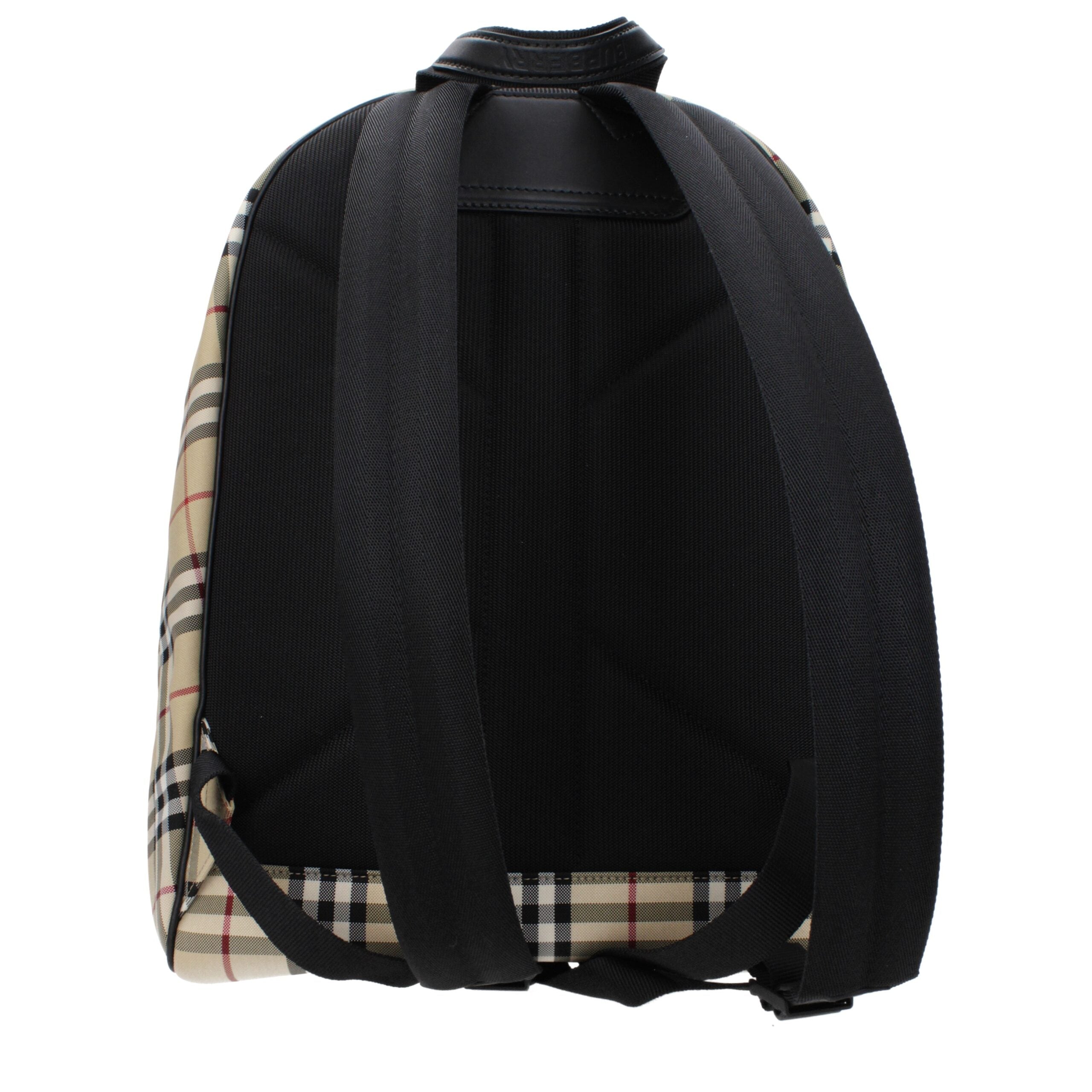 Burberry Beige Fabric Backpacks Burberry