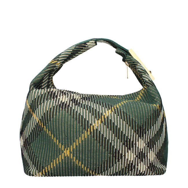 Burberry Green Fabric Handbags Burberry