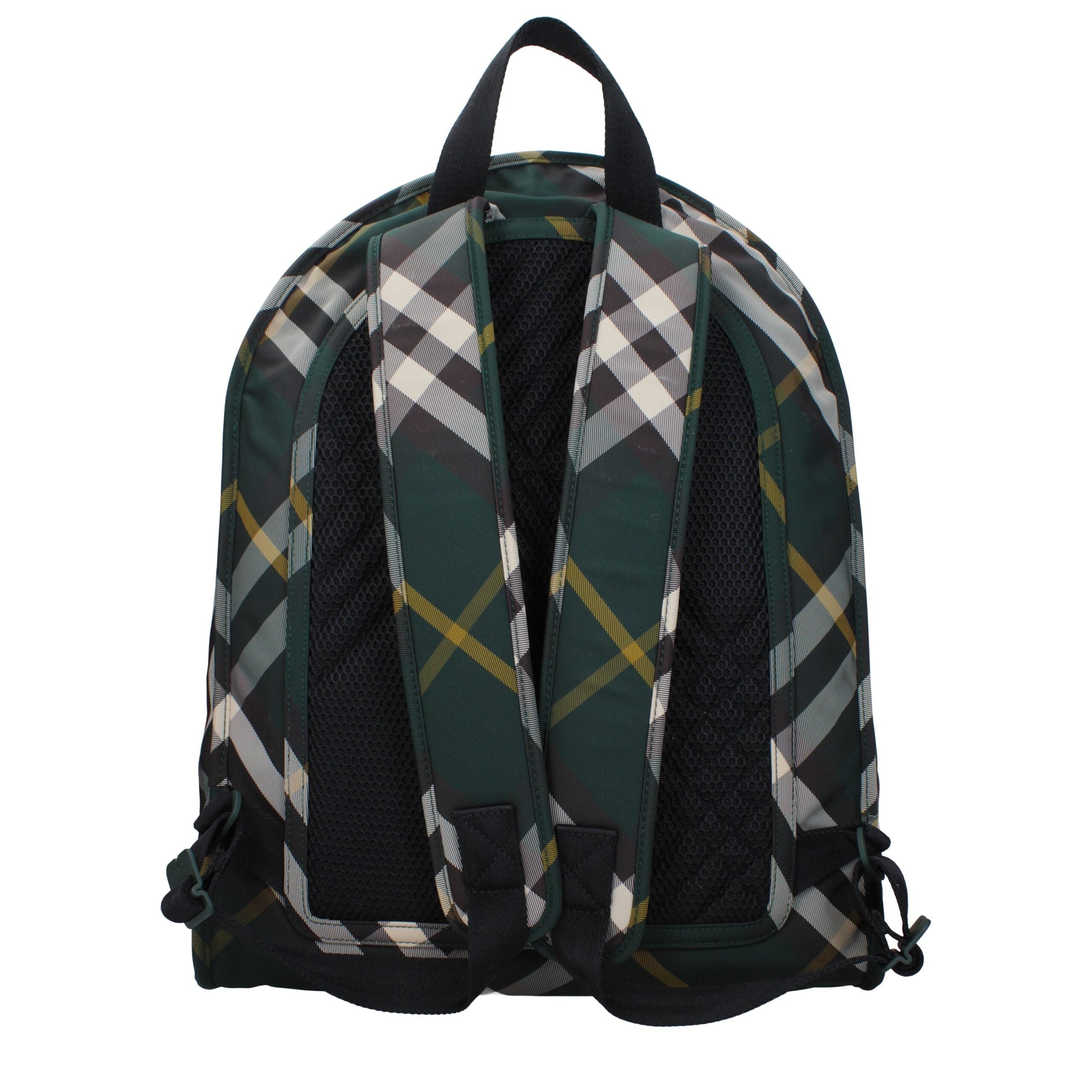 Burberry Green Fabric Backpacks Burberry