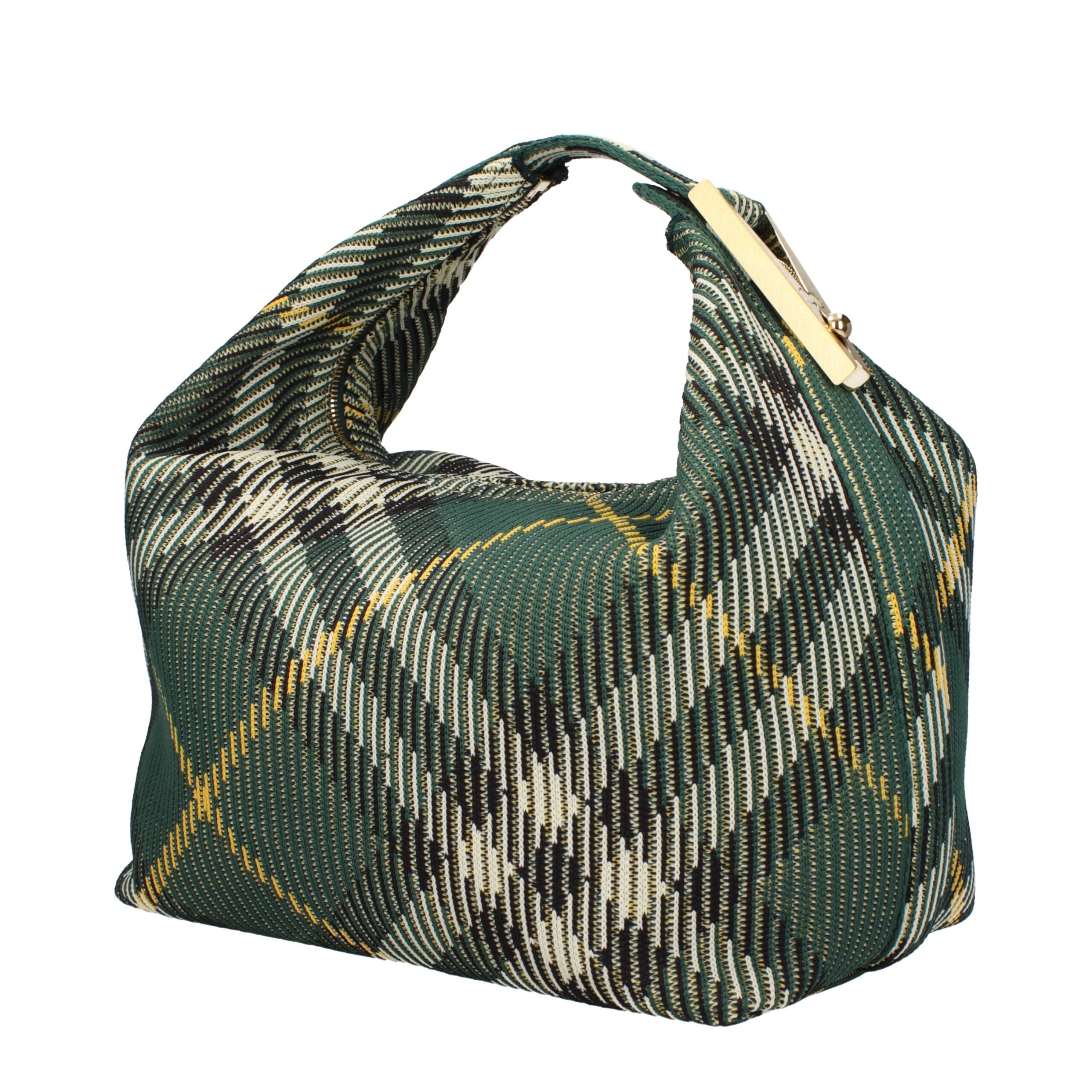 Burberry Green Fabric Handbags Burberry