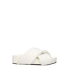 Jil Sander White Leather Slippers Sandals Jil Sander