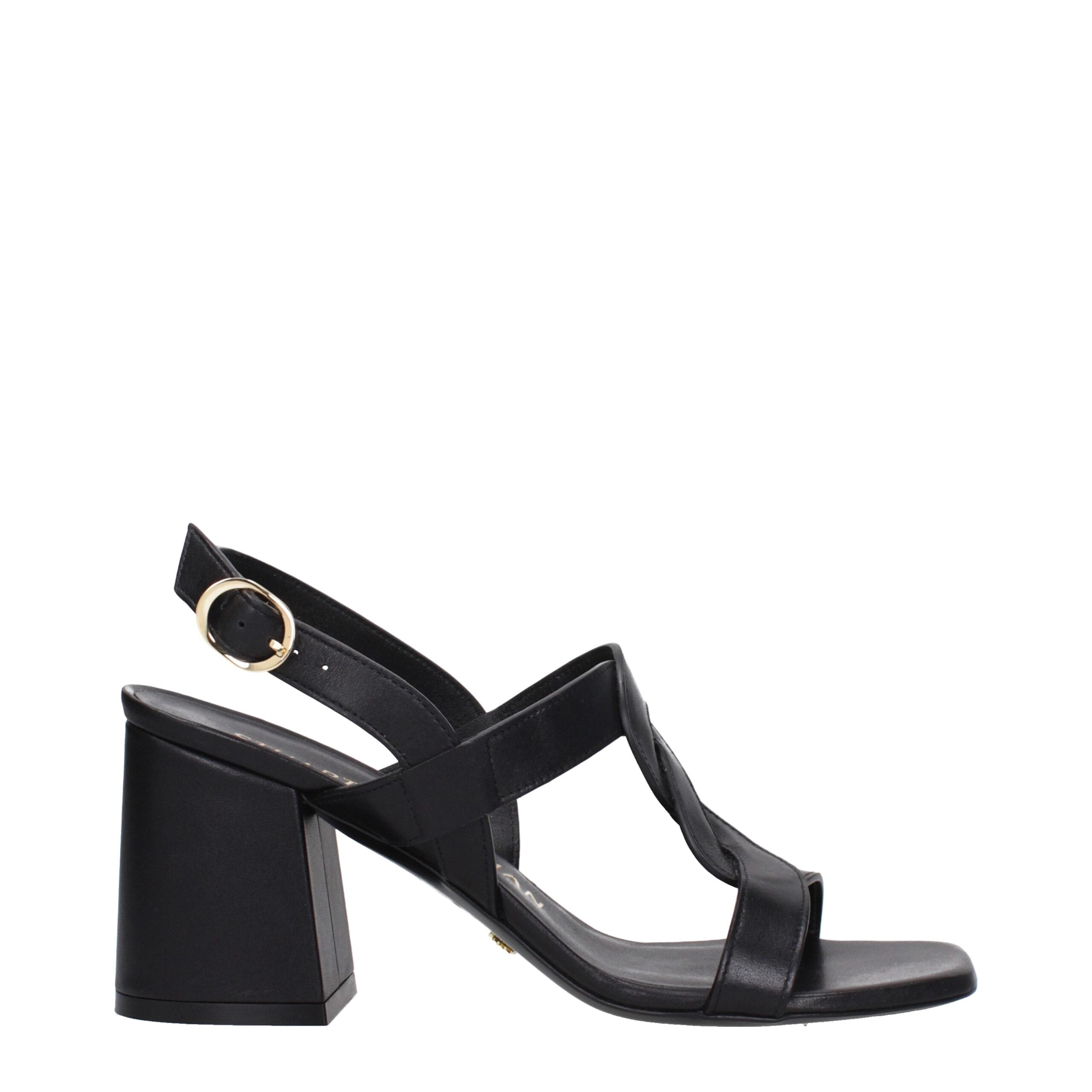 Stuart Weitzman Black Leather Platforms Stuart Weitzman