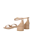 Stuart Weitzman Pink Leather Flat Sandals Stuart Weitzman